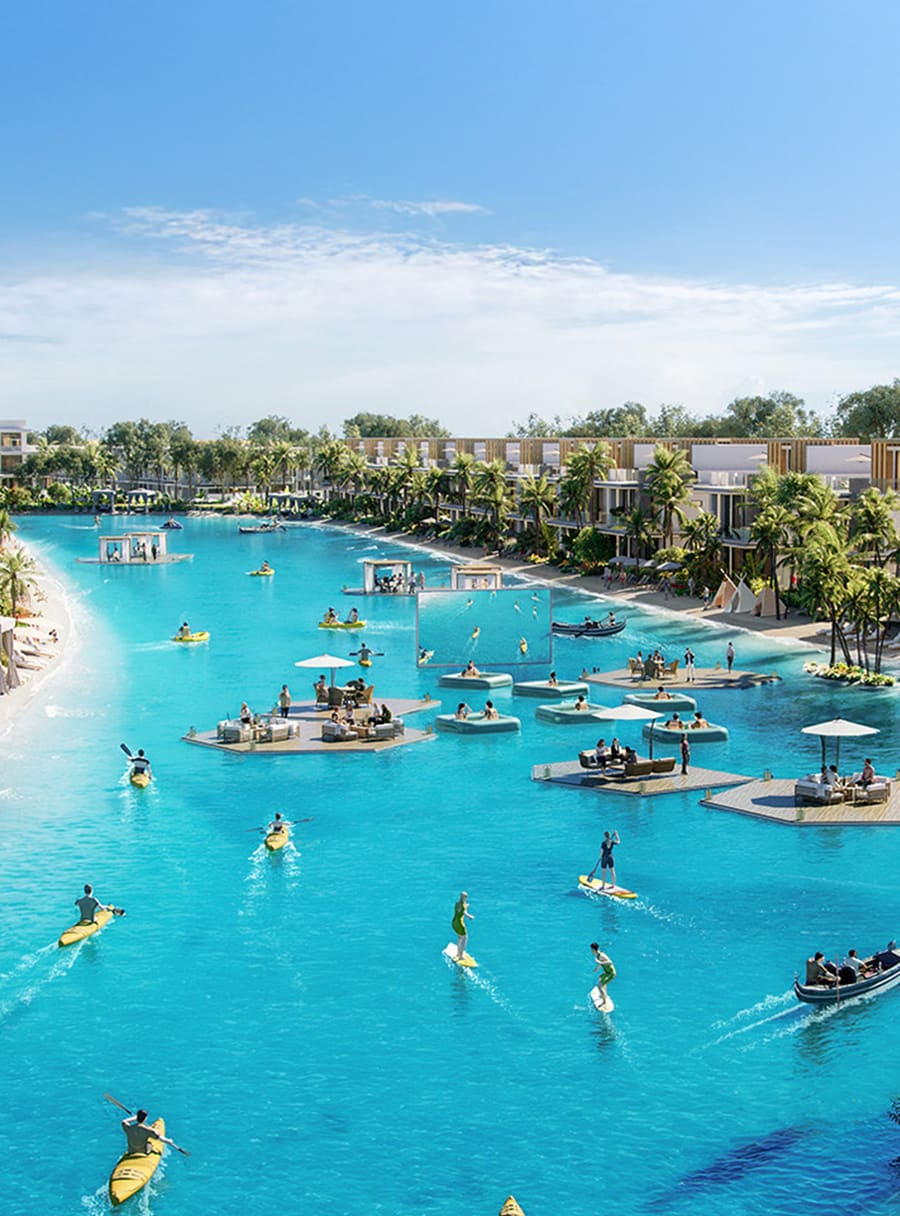 The DAMAC Islands lagoon, conceptual image