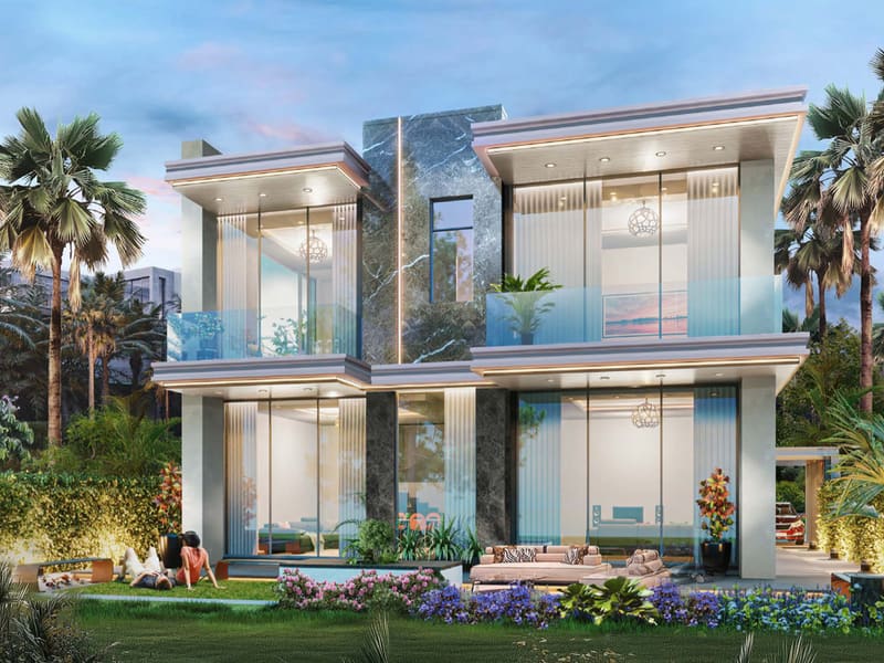 A 5 bedroom villa at DAMAC Islands, conceptual image